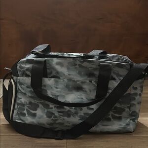 Stylish Gray Camouflage Duffle Bag